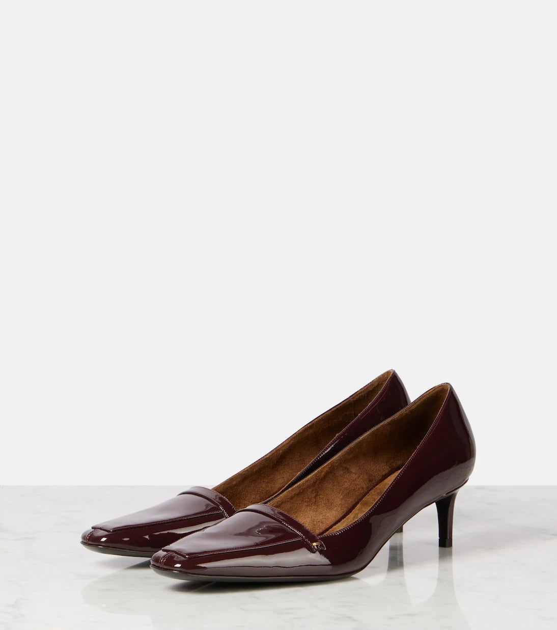 Khaite - Celia 50 patent leather pumps