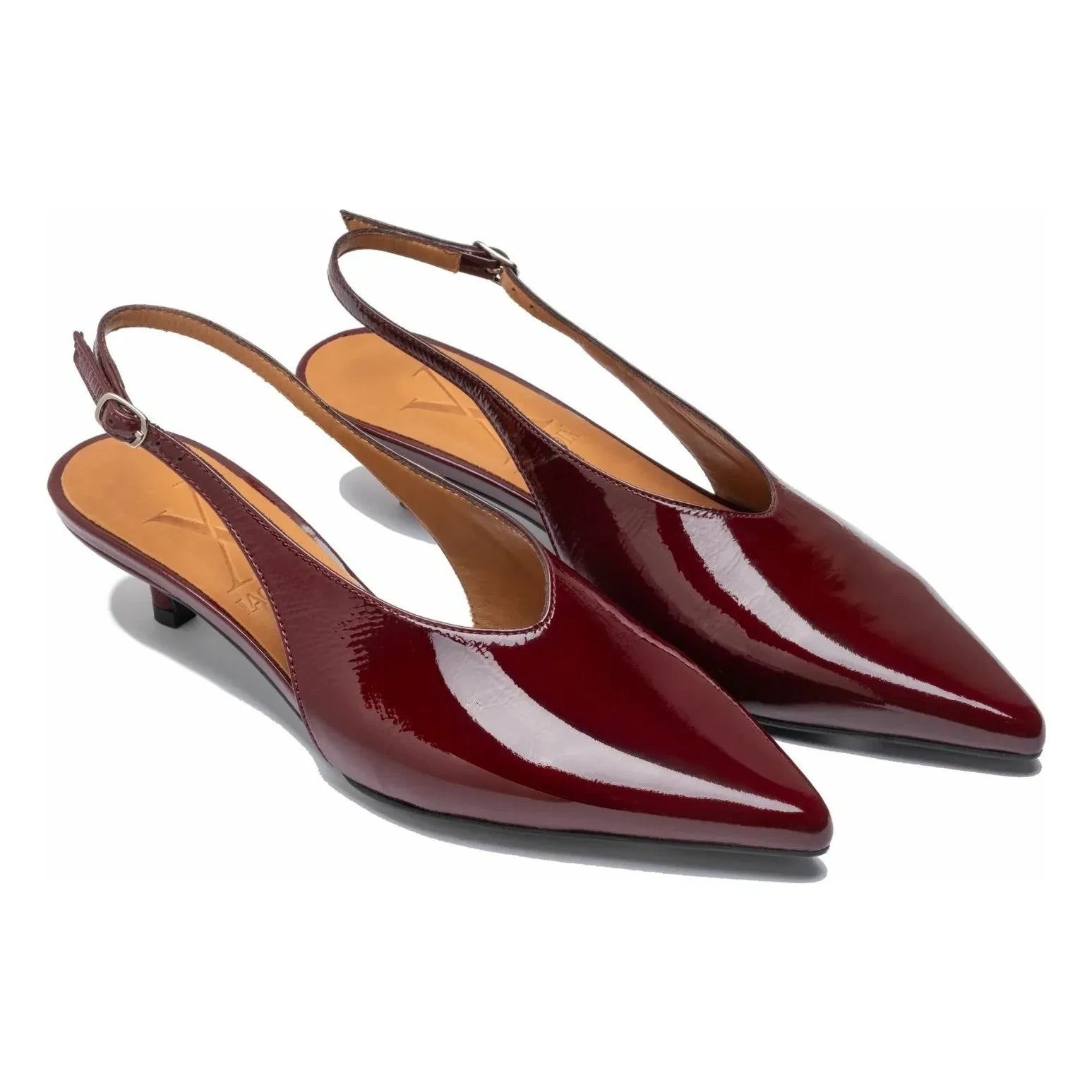 Lachoix - Slingback Heels | Burgundy