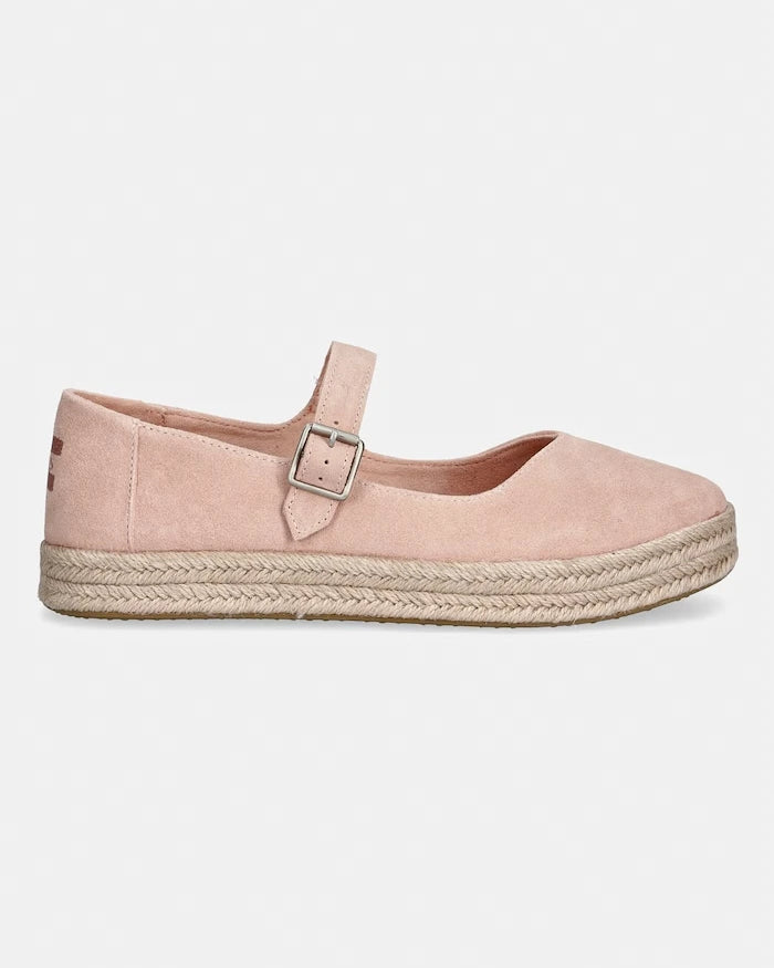 Toms еспадрили обувки Mary Jane дамски от велур CAROLINA MARY JANE