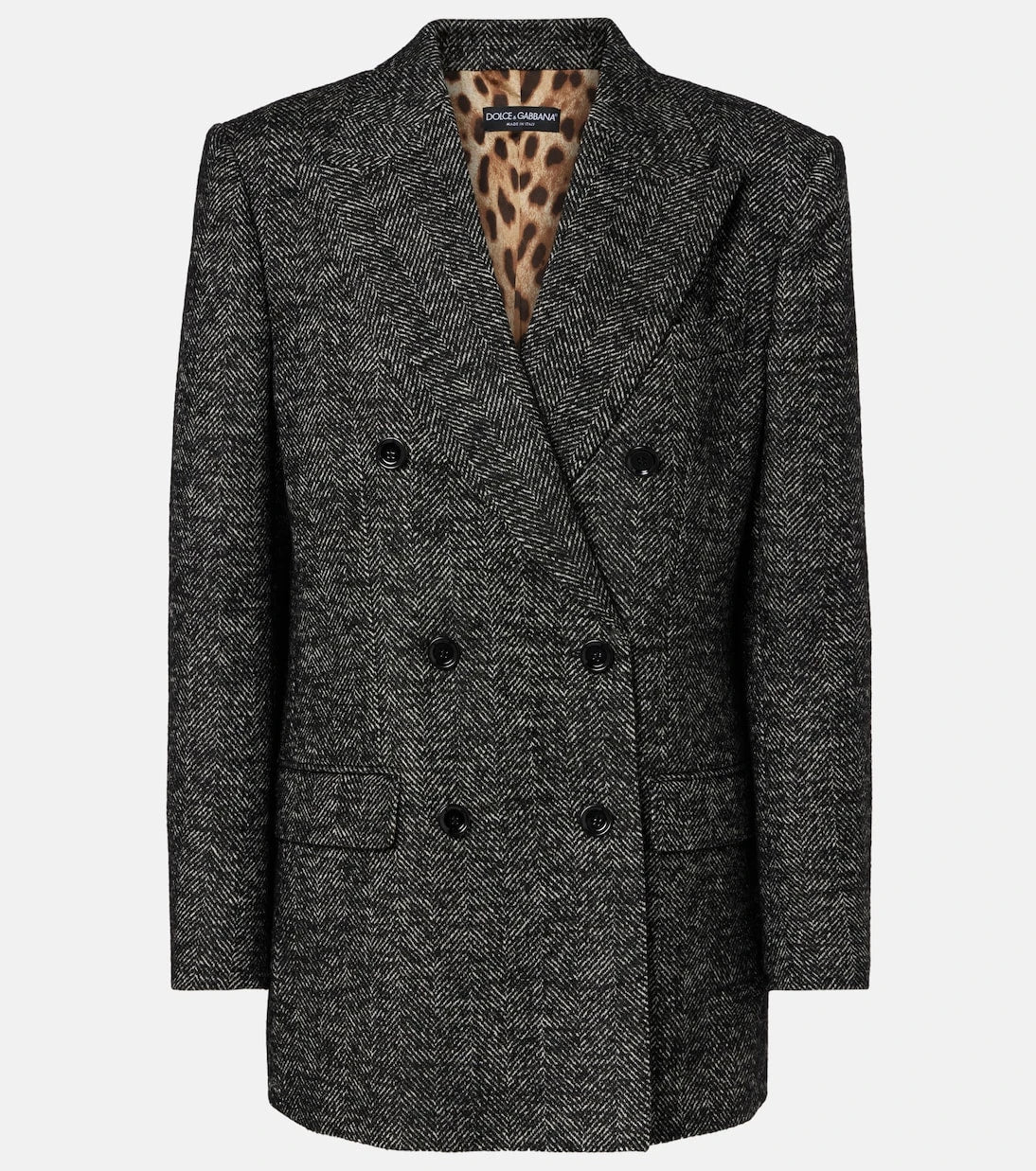 Dolce&Gabbana - Double-breasted wool-blend jacket