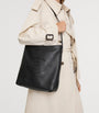 Burberry Black Small Leather Highlands Shoulder Bag