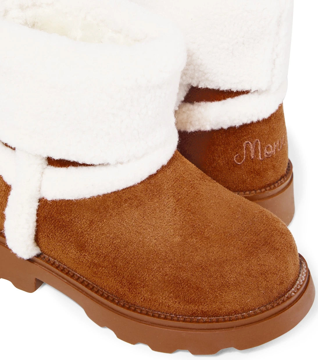 Monnalisa - Shearling-lined ankle boots