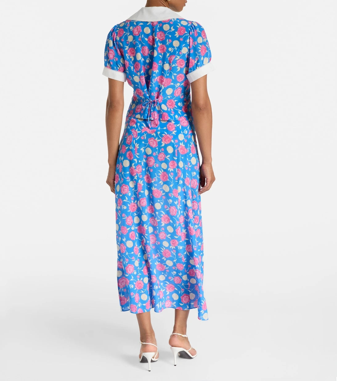 Rixo - Zinia floral silk blouse