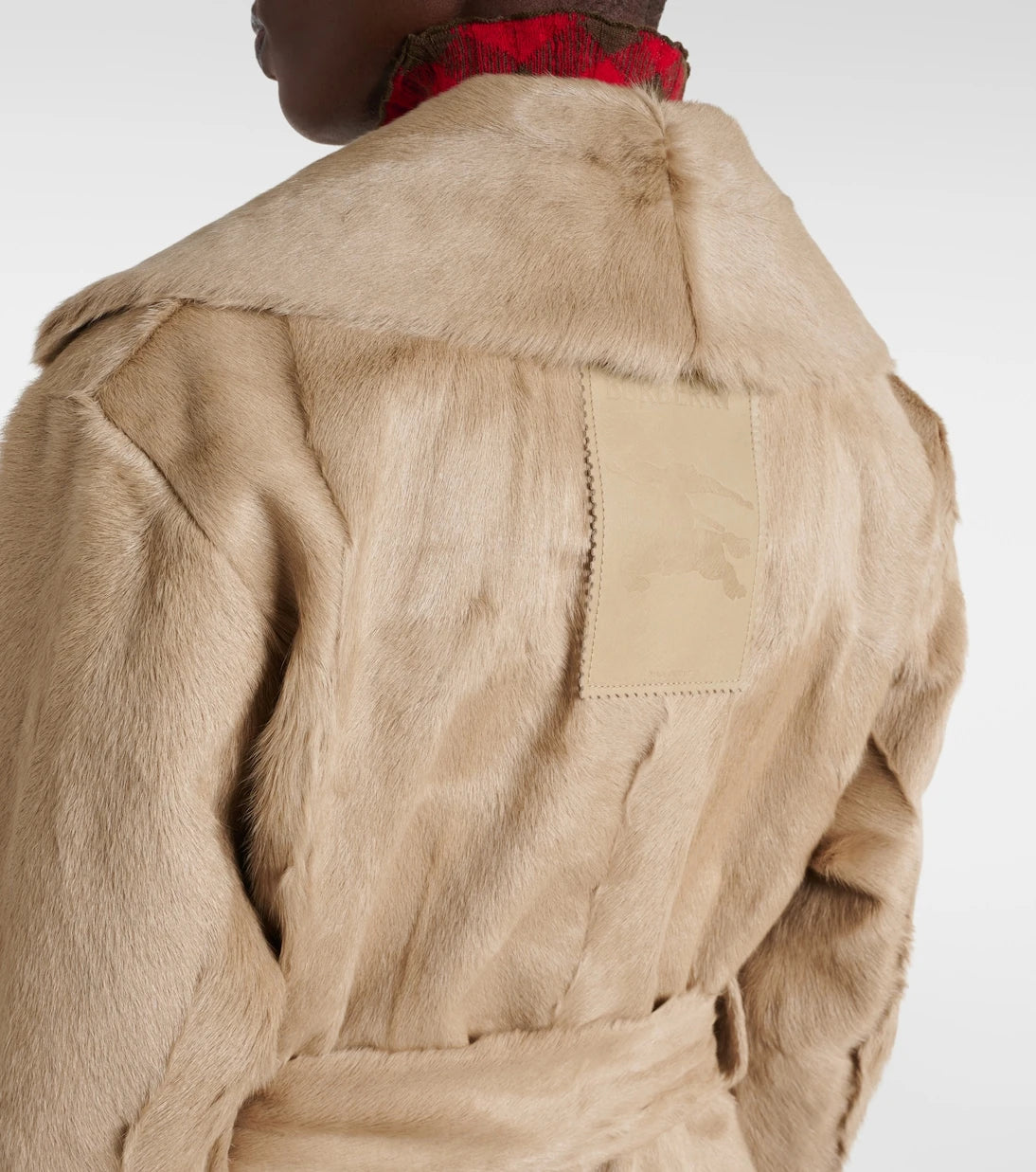Burberry - Shearling trench coat