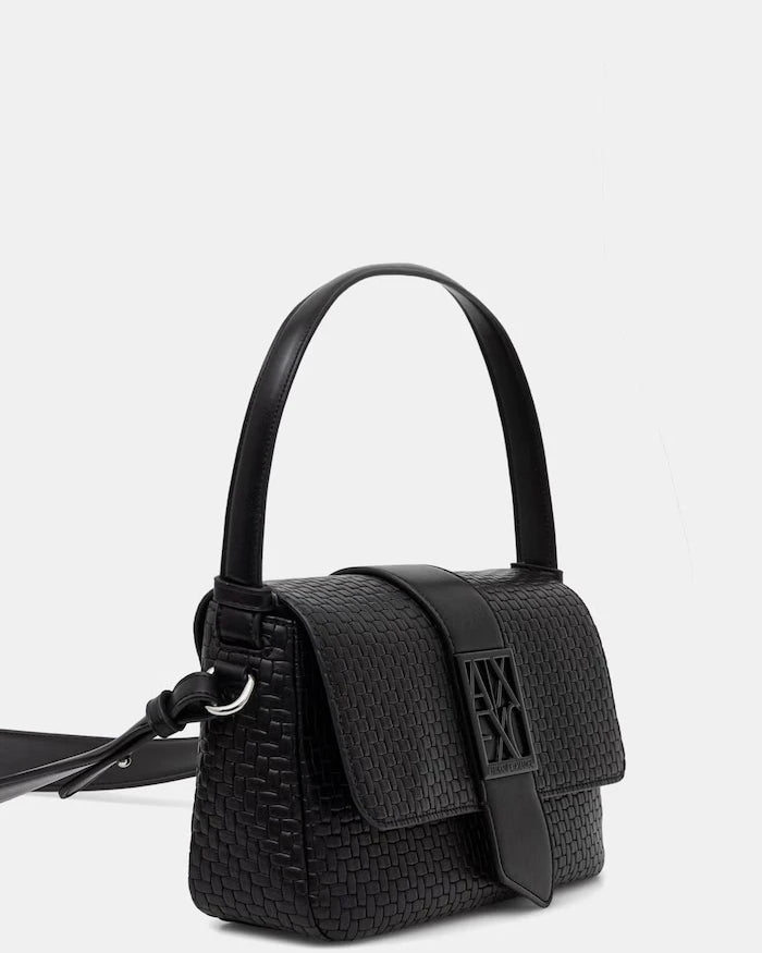 Armani Exchange kadın crossbody çanta, suni deriden