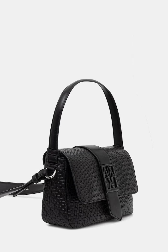 Armani Exchange kadın crossbody çanta, suni deriden