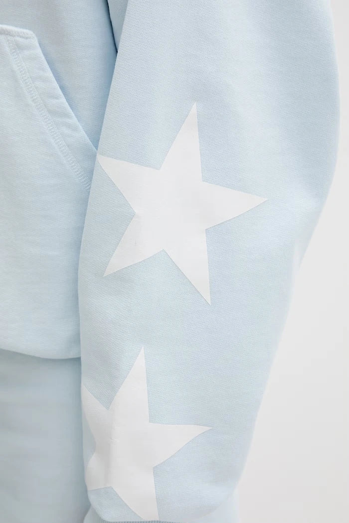 Guess Jeans fermuarlı ve kapüşonlu kadın pamuklu sweatshirt