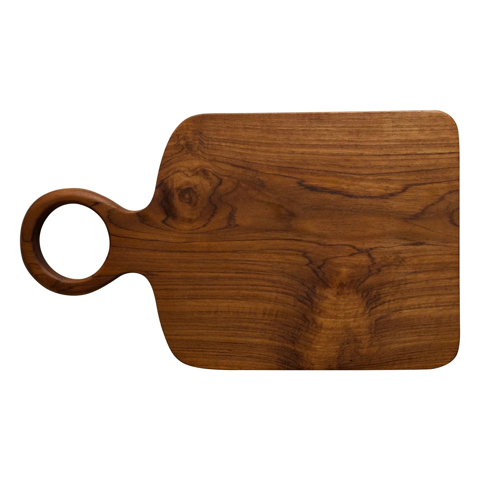 Woodmata - Teak cutting board with handle | Teak