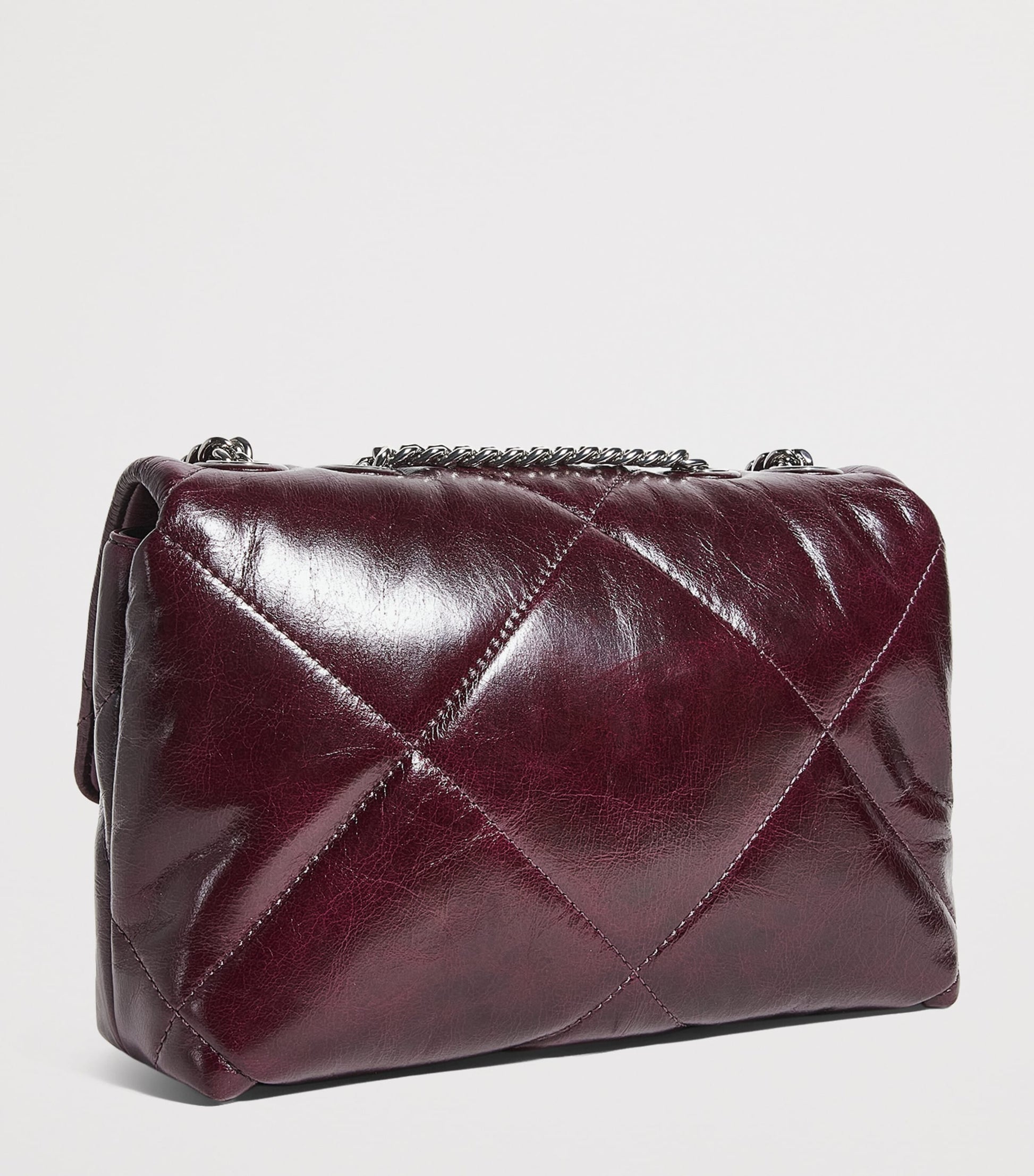 Small Leather Quilted Kira Shoulder Bag