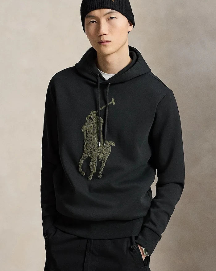 Polo Ralph Lauren kapüşonlu erkek pamuklu sweatshirt