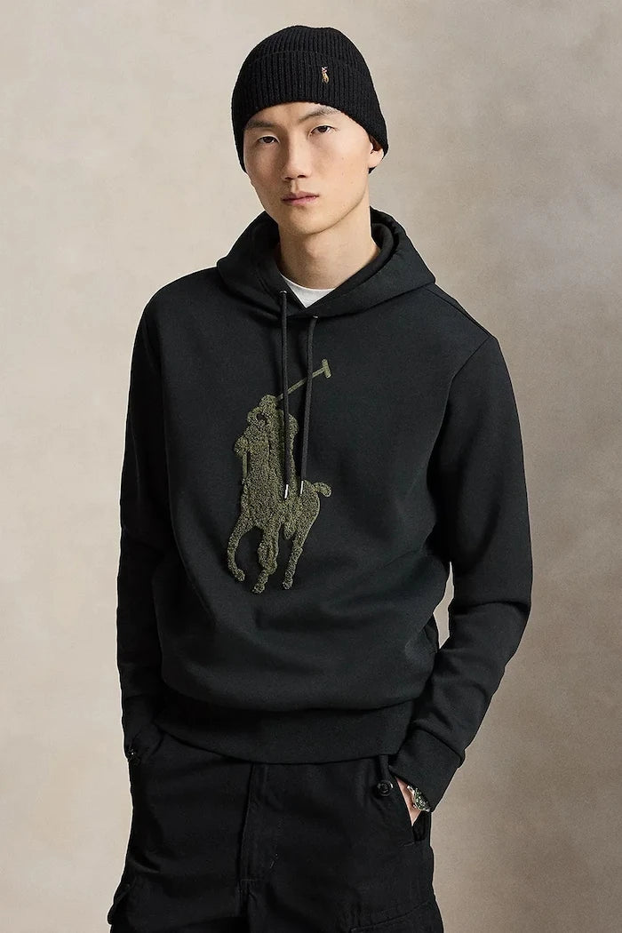 Polo Ralph Lauren kapüşonlu erkek pamuklu sweatshirt