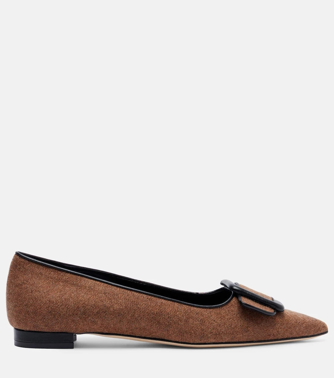 Manolo Blahnik - Maysale buckled ballet flats