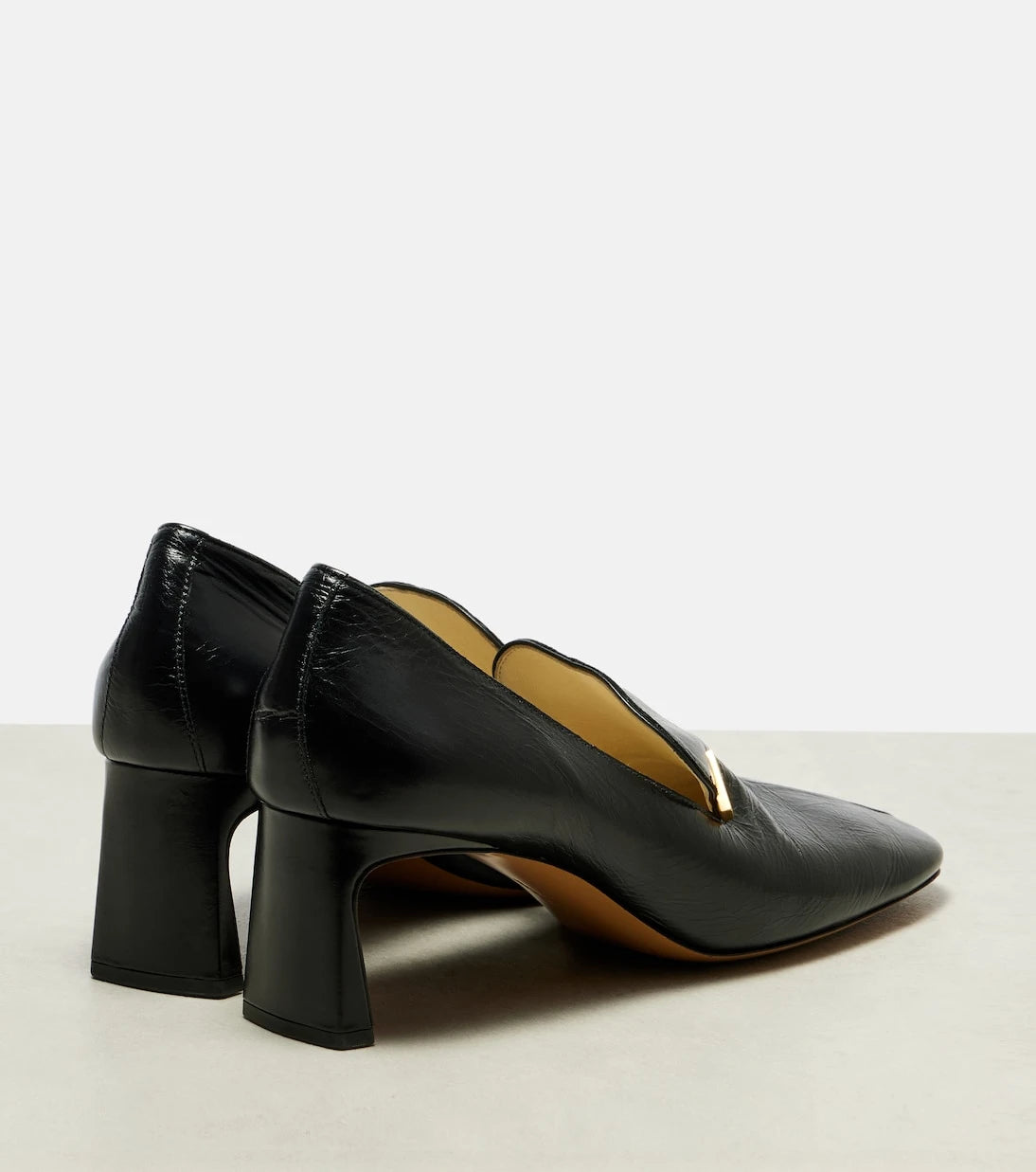 Phoebe Philo - Leather loafer pumps