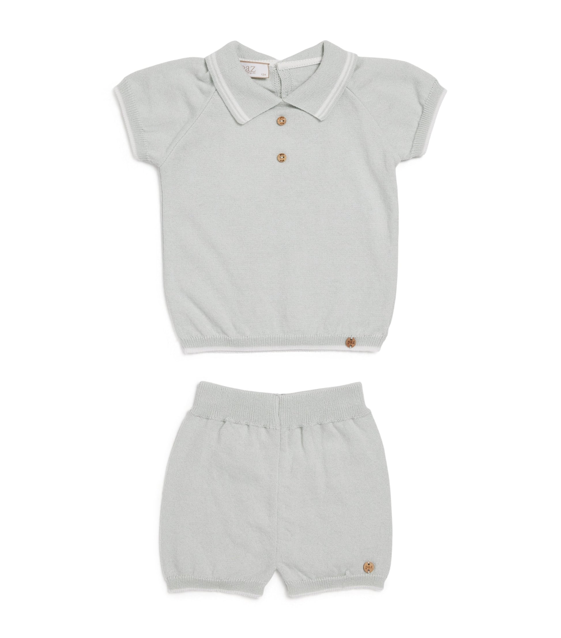 Cotton Polo Shirt and Shorts Set (1-24 Months)