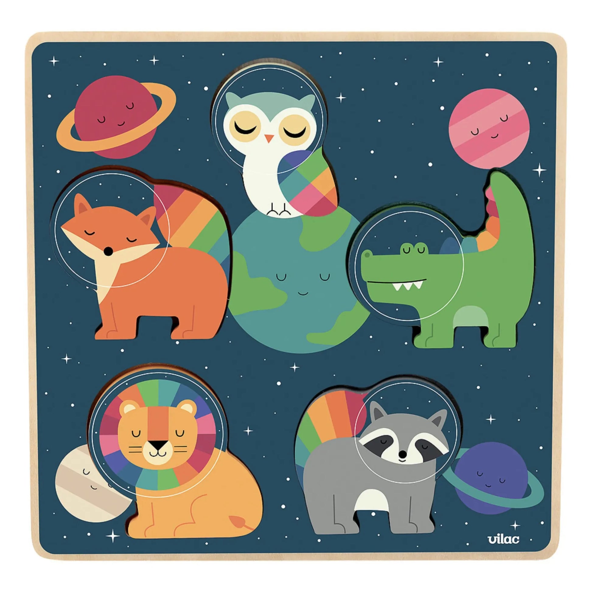 Vilac - Space Tactile Shape Finding Game