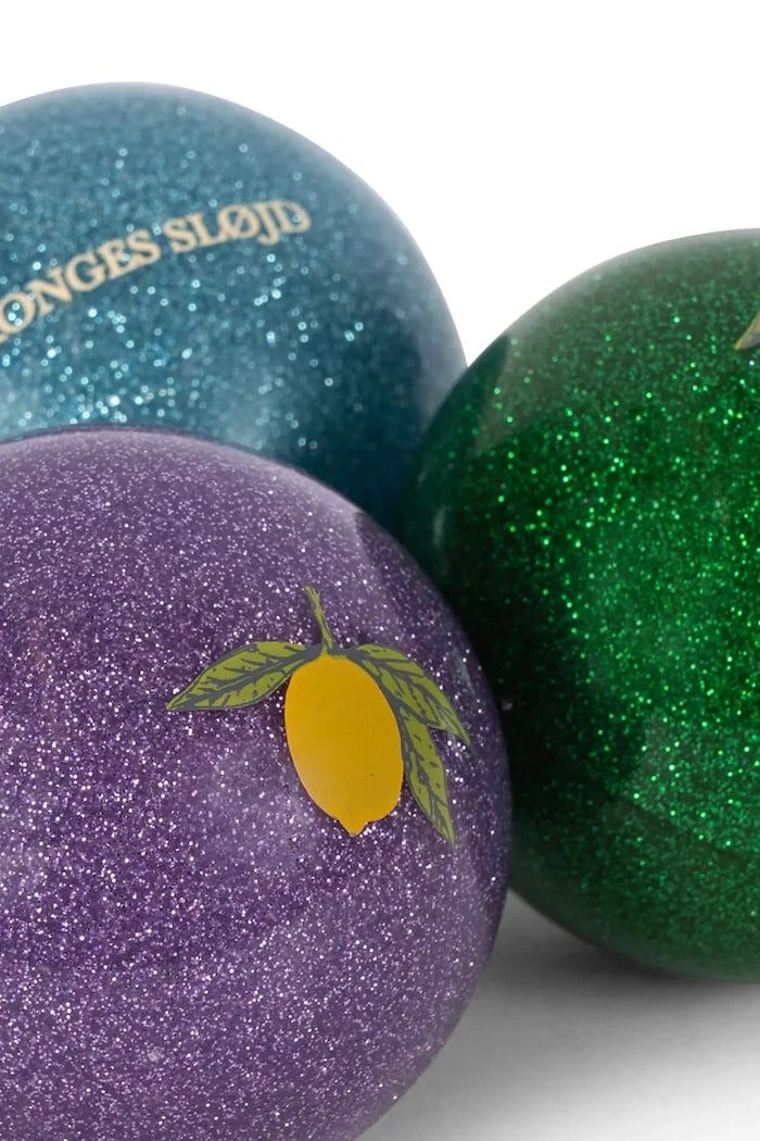 Konges Sløjd Комплект за игра за деца 3 PACK SPARKLY BALLS