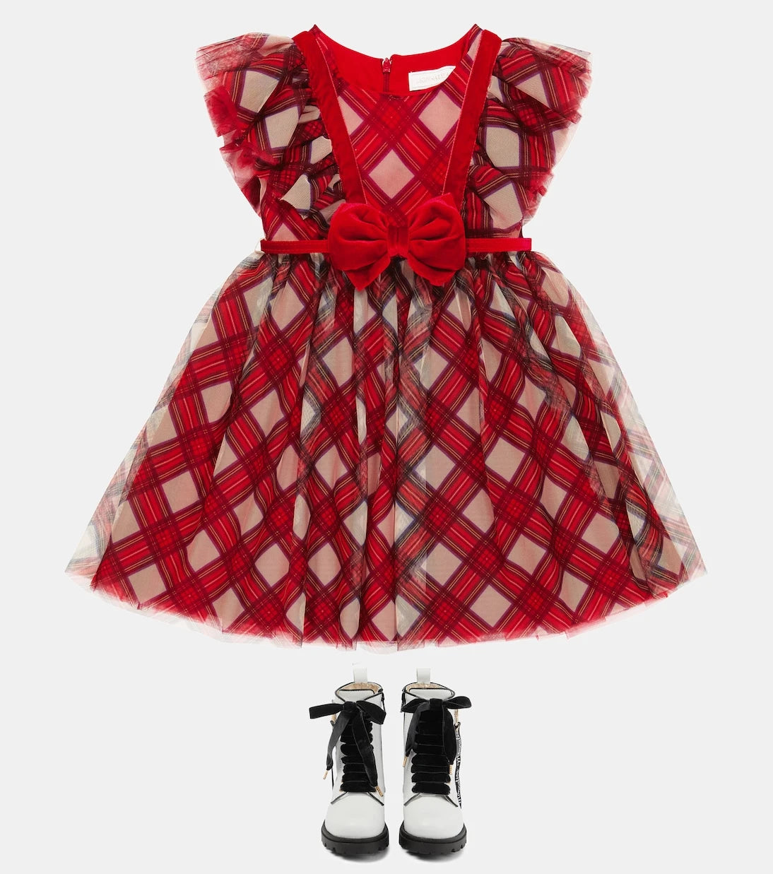 Monnalisa - Tartan dress