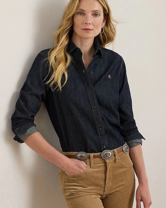 Lauren Ralph Lauren Kadın Denim Gömlek