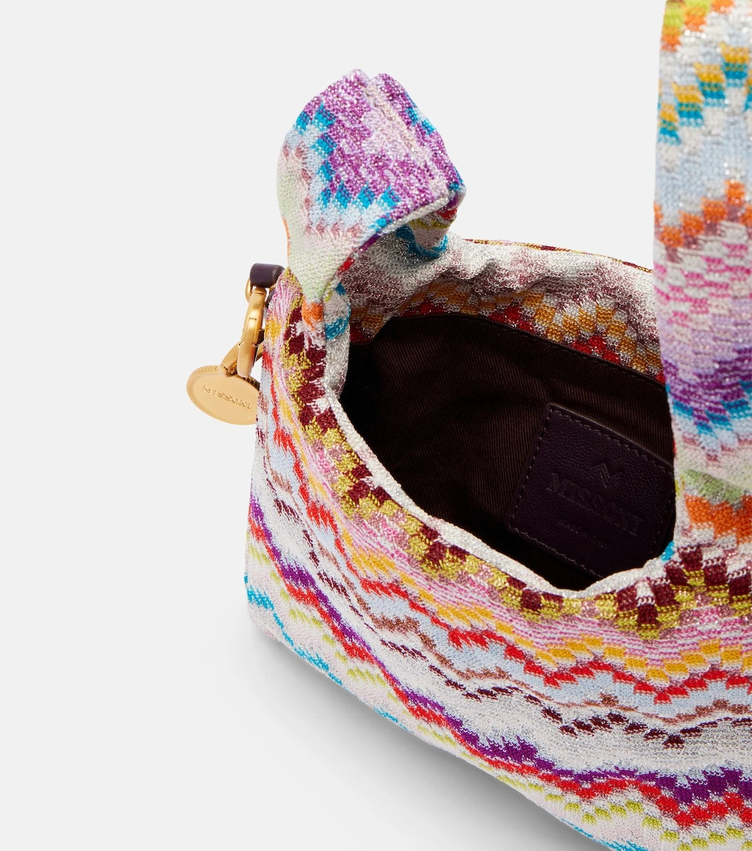 Missoni - Zigzag Small jacquard top-handle bag