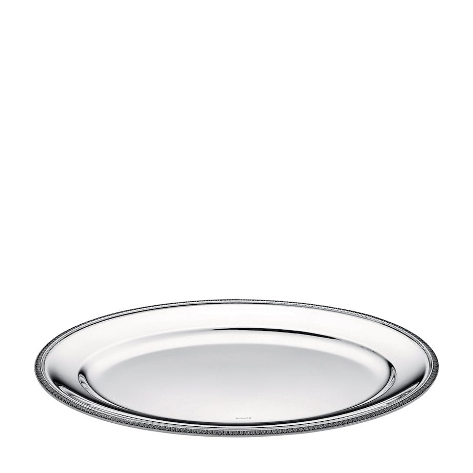 Christofle Silver-Plated Malmaison Oval Platter (45cm)