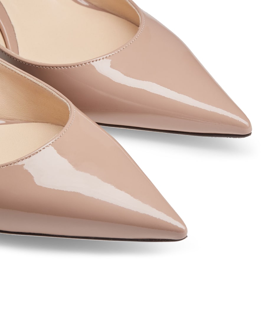 Jimmy Choo Pink Bing 65 Leather Mules
