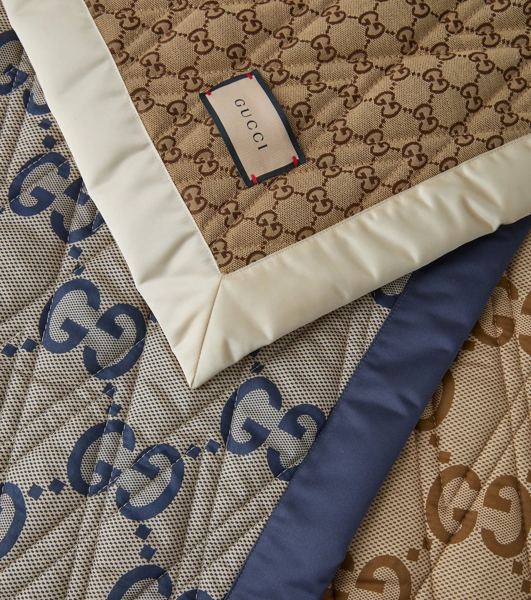 Gucci - GG quilted cotton-blend blanket