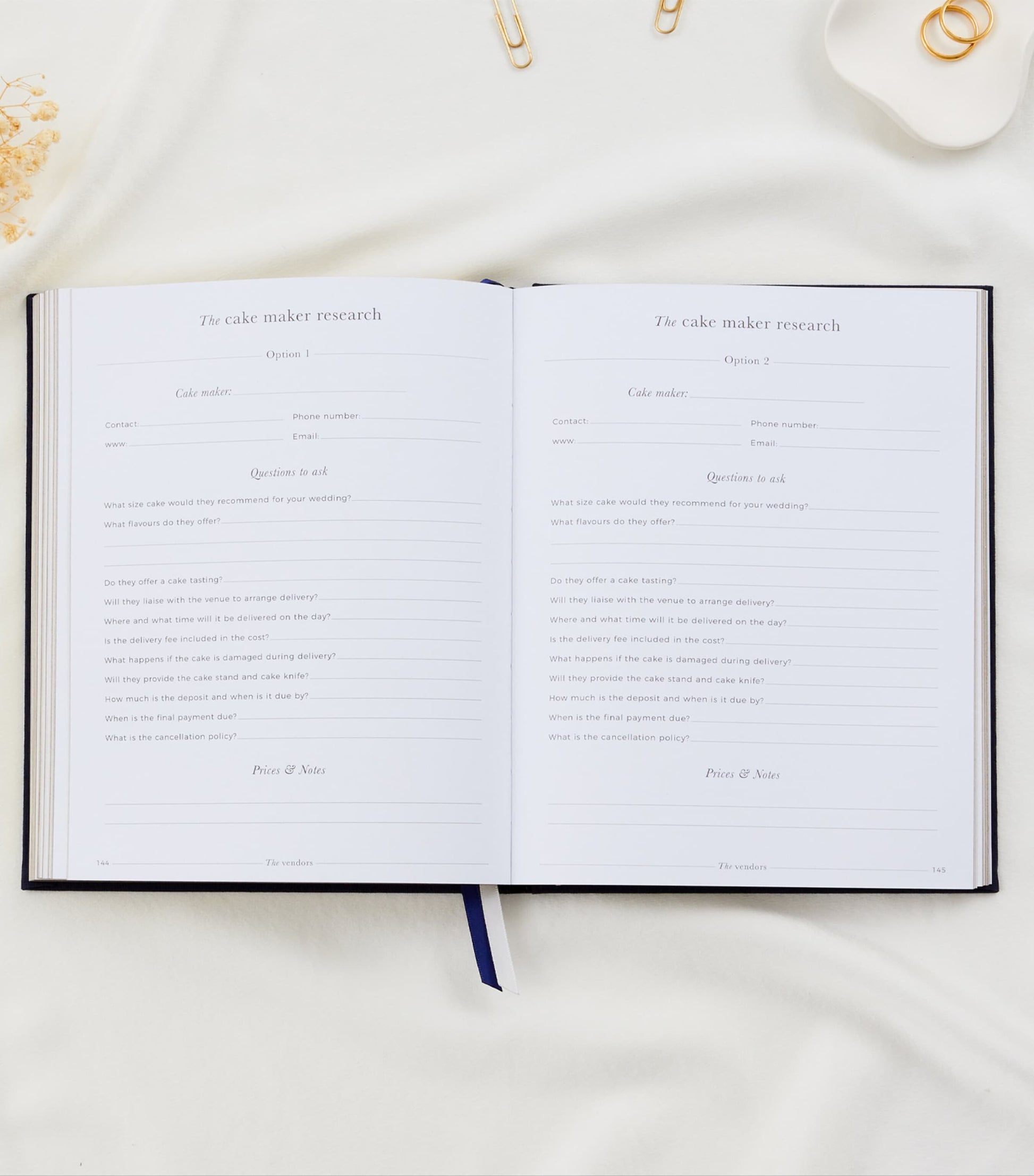 My Wedding Planner Journal