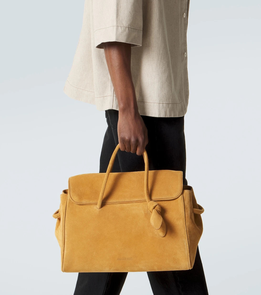 Jacquemus - Turismo Large suede tote bag