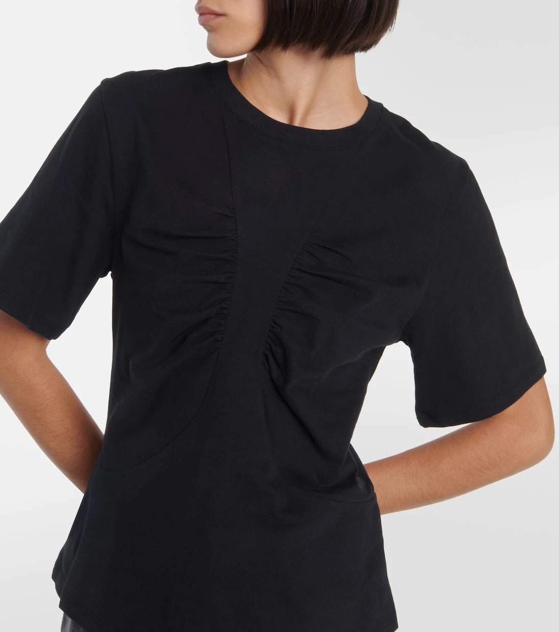 Isabel Marant - Zeren draped cotton jersey T-shirt