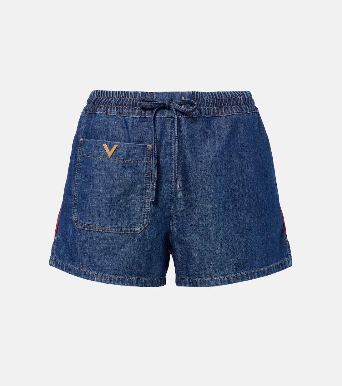 Valentino - VGold denim shorts