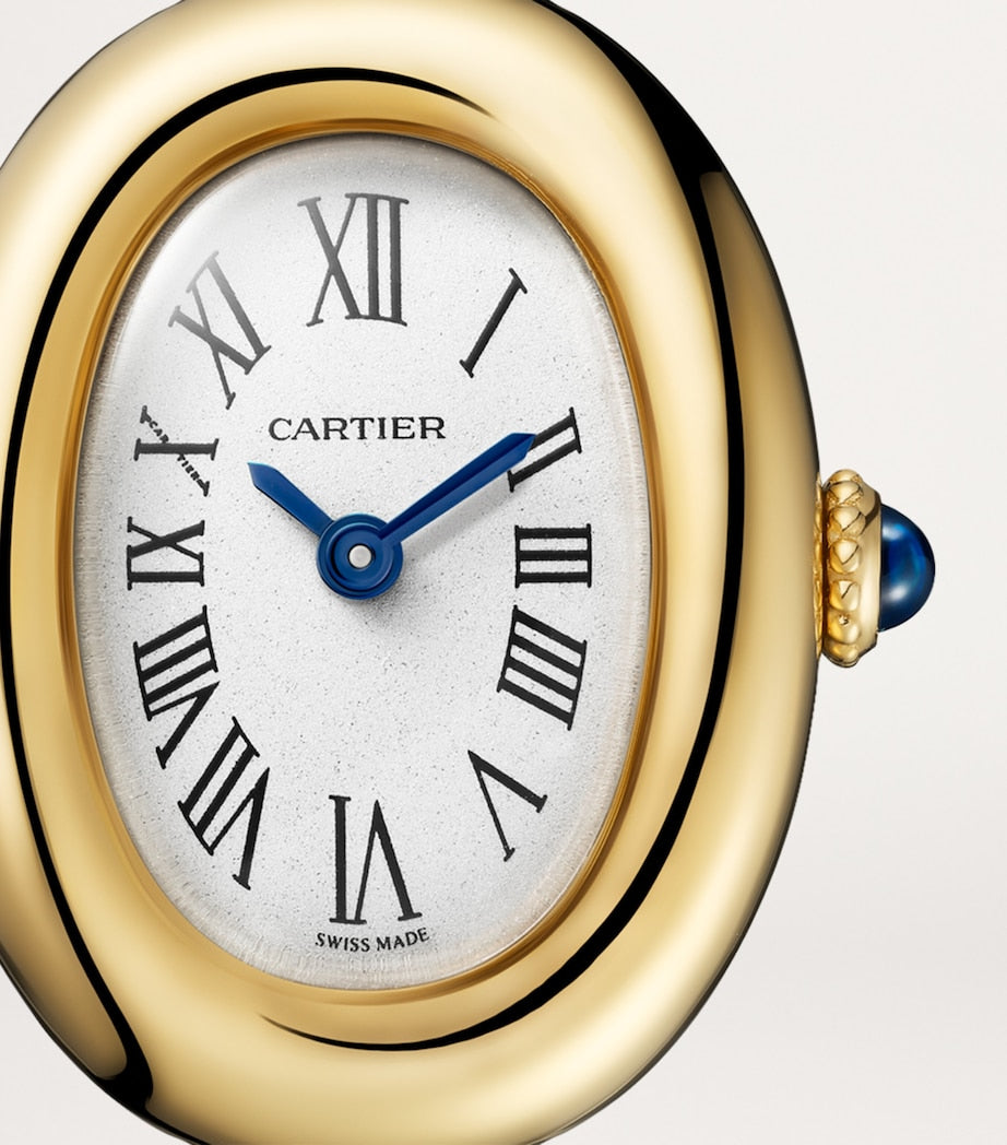 Mini Yellow Gold Baignoire Watch 18.7mm (Size 16)