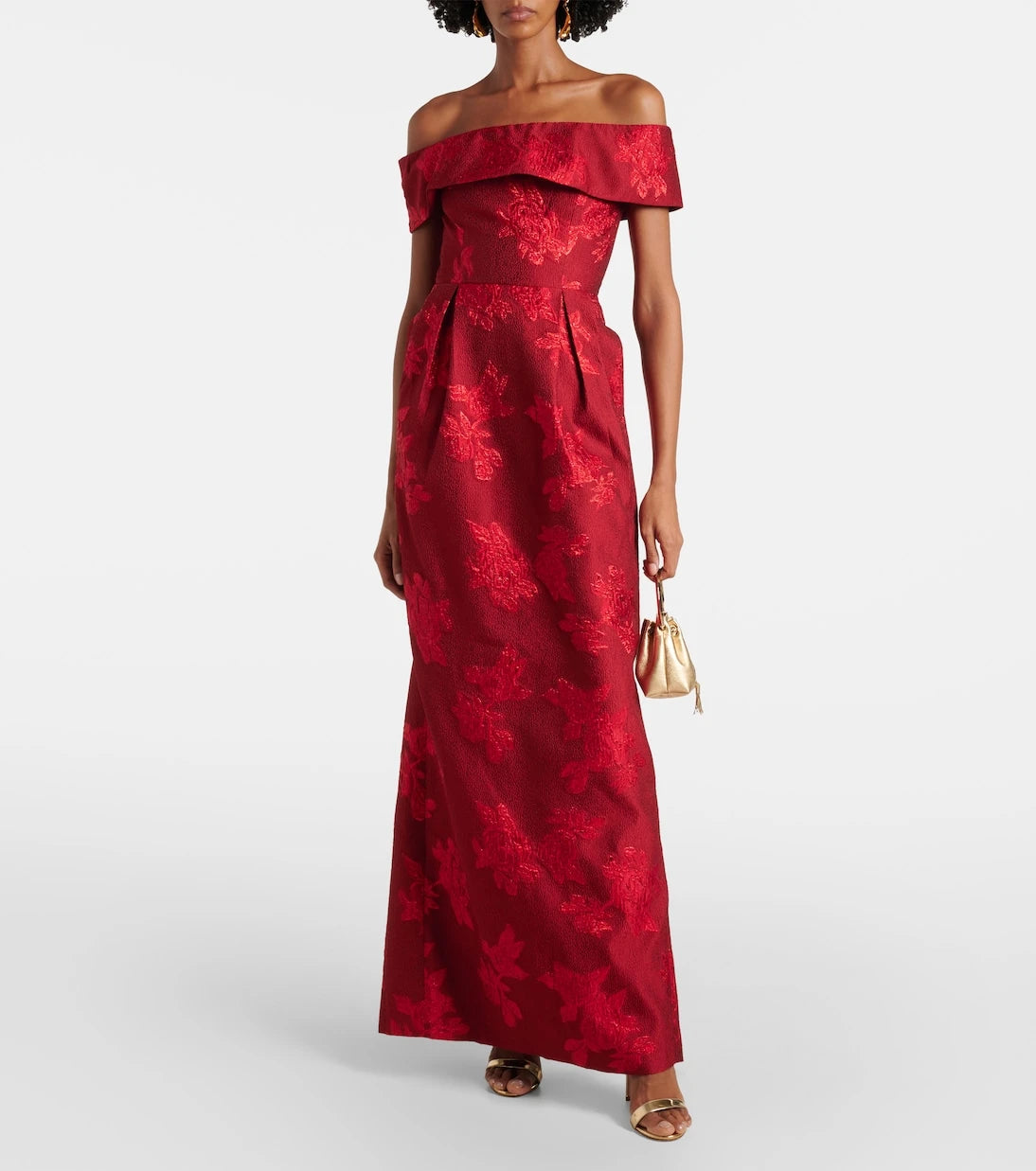 Rebecca Vallance - Henrietta brocade bustier gown