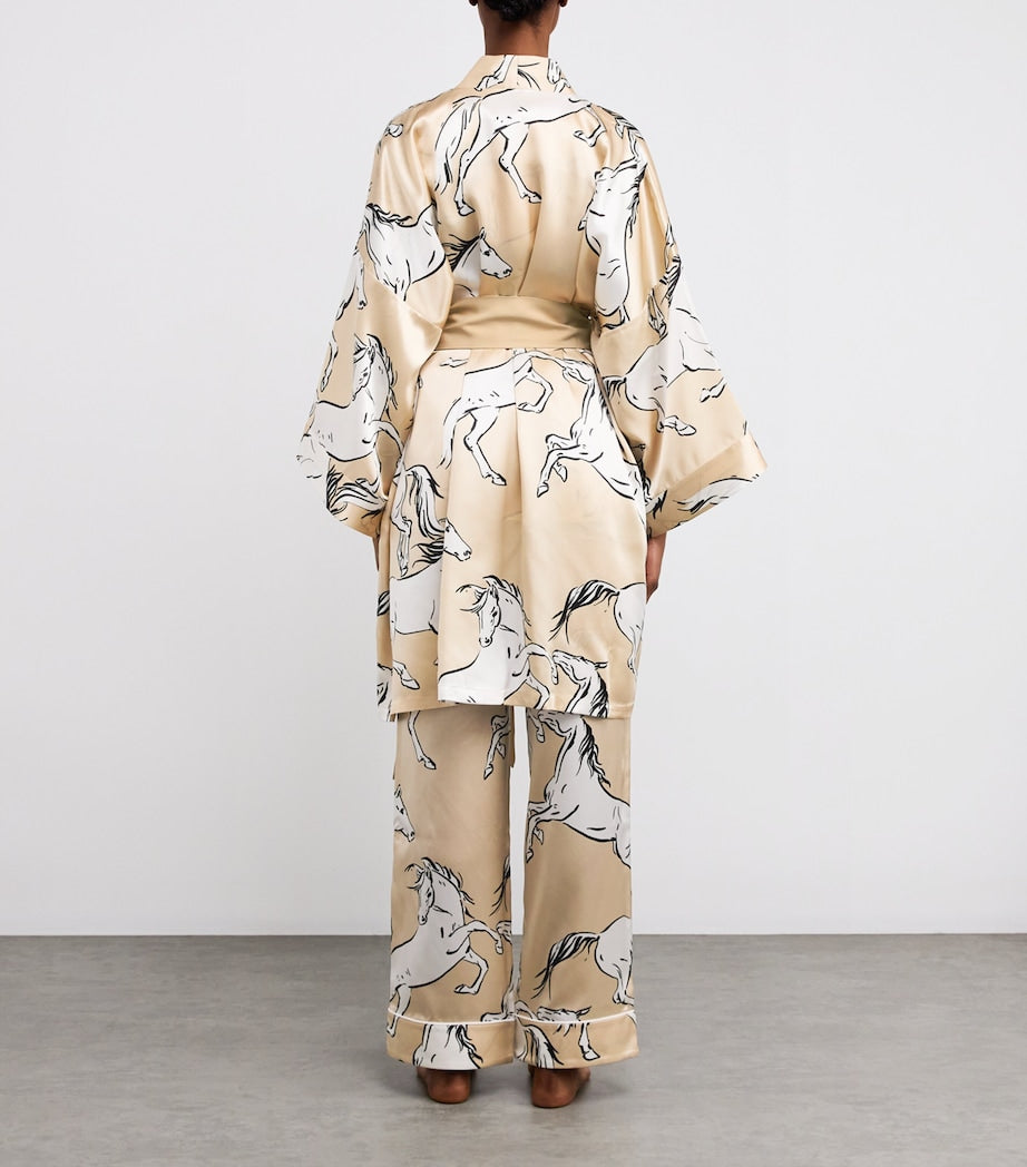 Gold Silk Mimi Clementine Robe