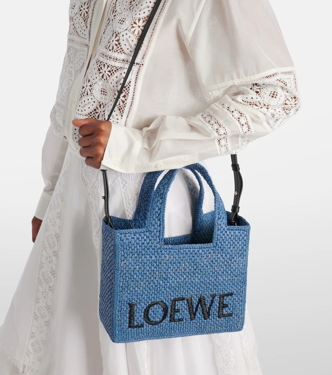 Loewe - Paula's Ibiza Loewe Font Small tote bag
