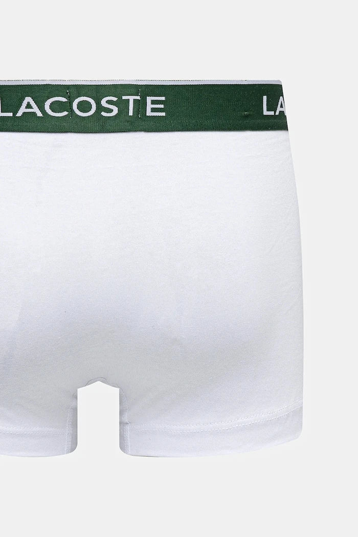 Lacoste erkek pamuklu elastan dar kesim boxer 3'lü