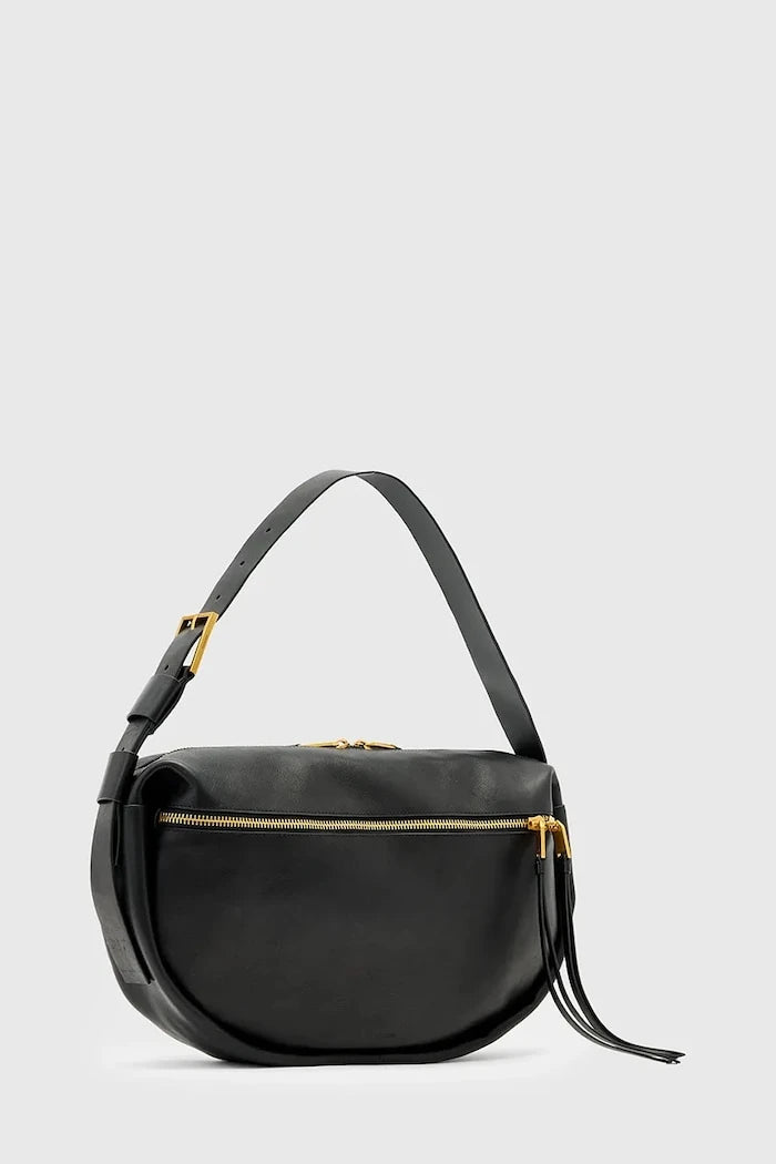 AllSaints шопинг чанта дамска от кожа