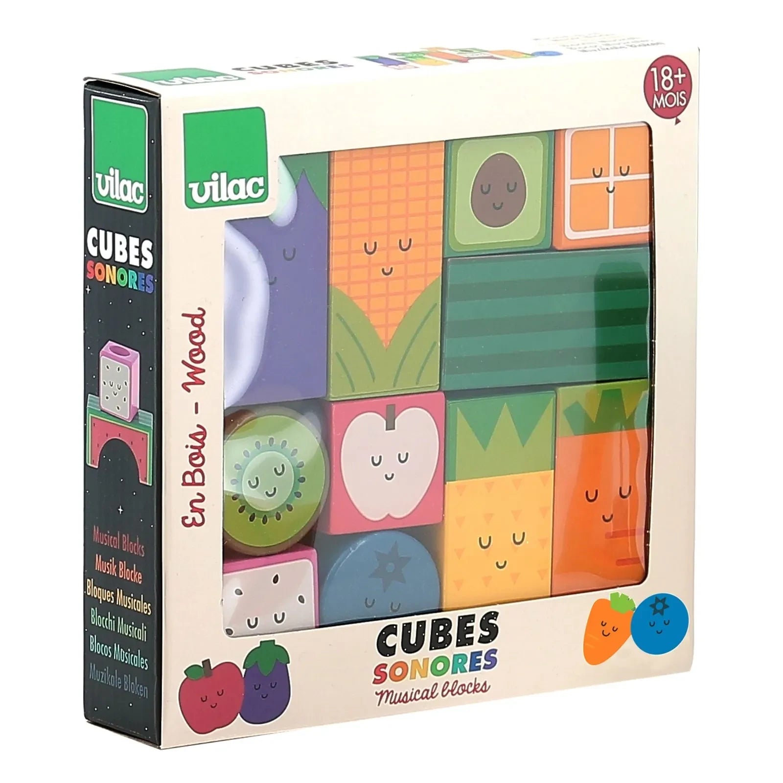 Vilac - Fruits sound cubes - Andy Westface