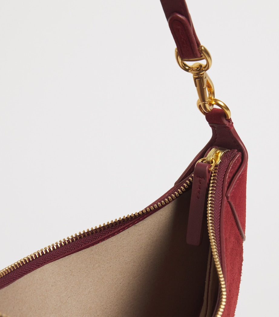 Mini Suede ID Shoulder Bag