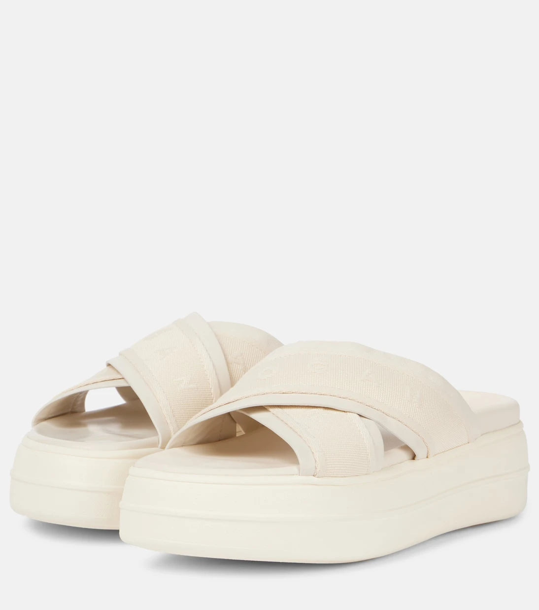 Hogan - Skyscraper leather-trimmed platform sandals
