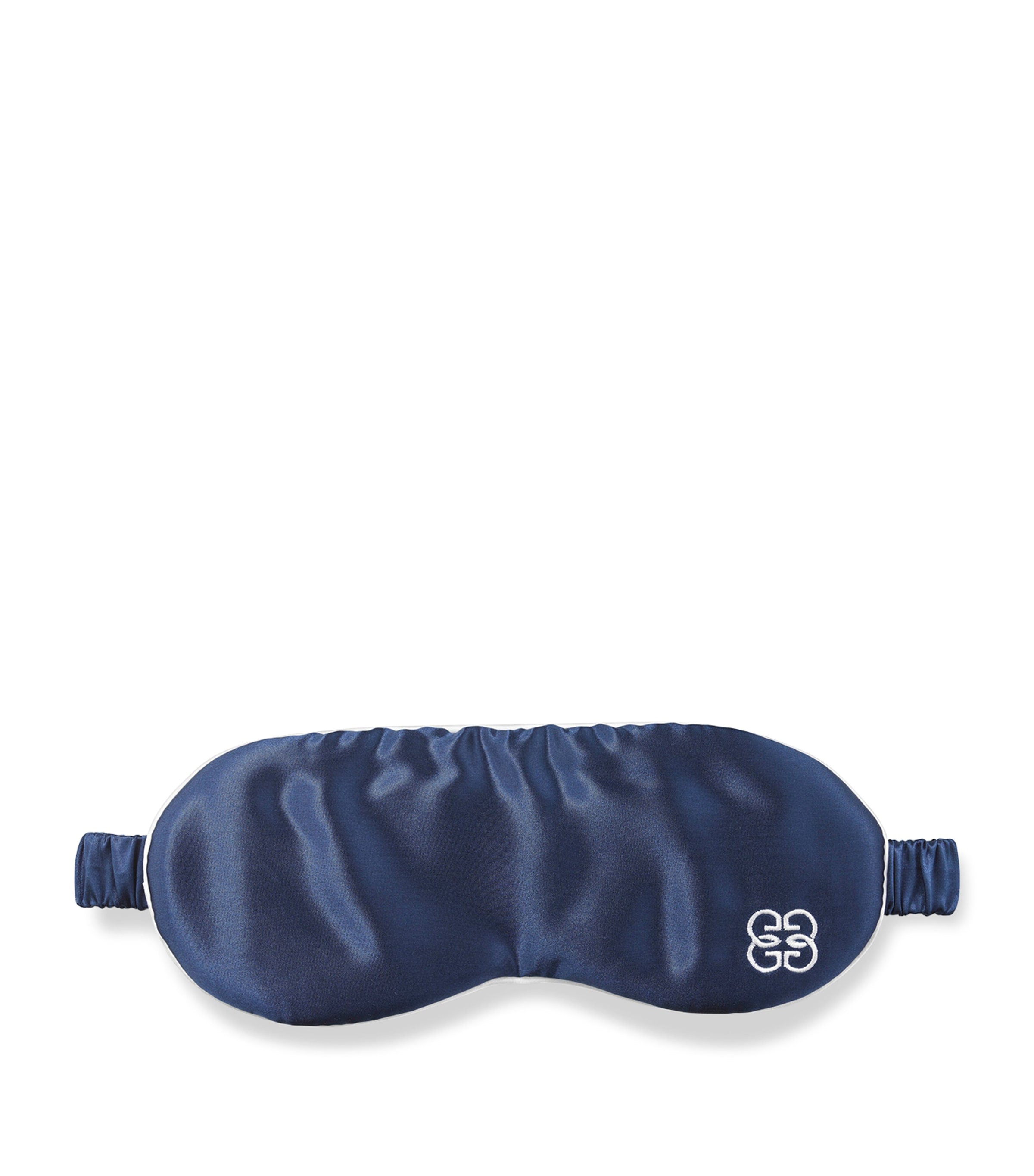 Gingerlily Blue Silk Eye Mask