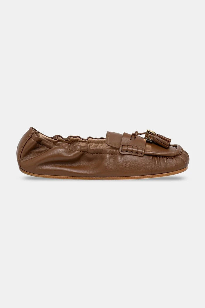 Elisabetta Franchi мокасини дамски от кожа