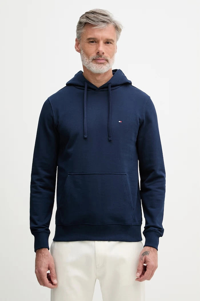 Tommy Hilfiger kapüşonlu erkek pamuklu sweatshirt
