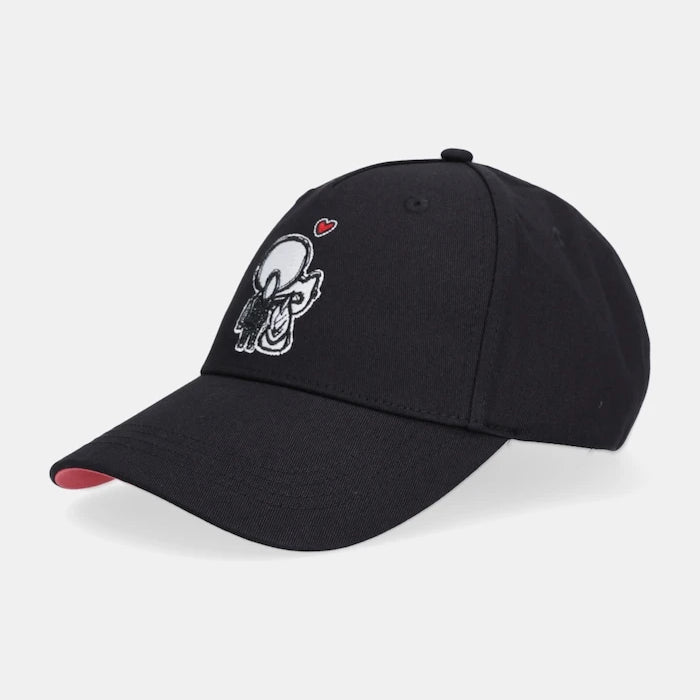 Памучна шапка с козирка Karl Lagerfeld IKON