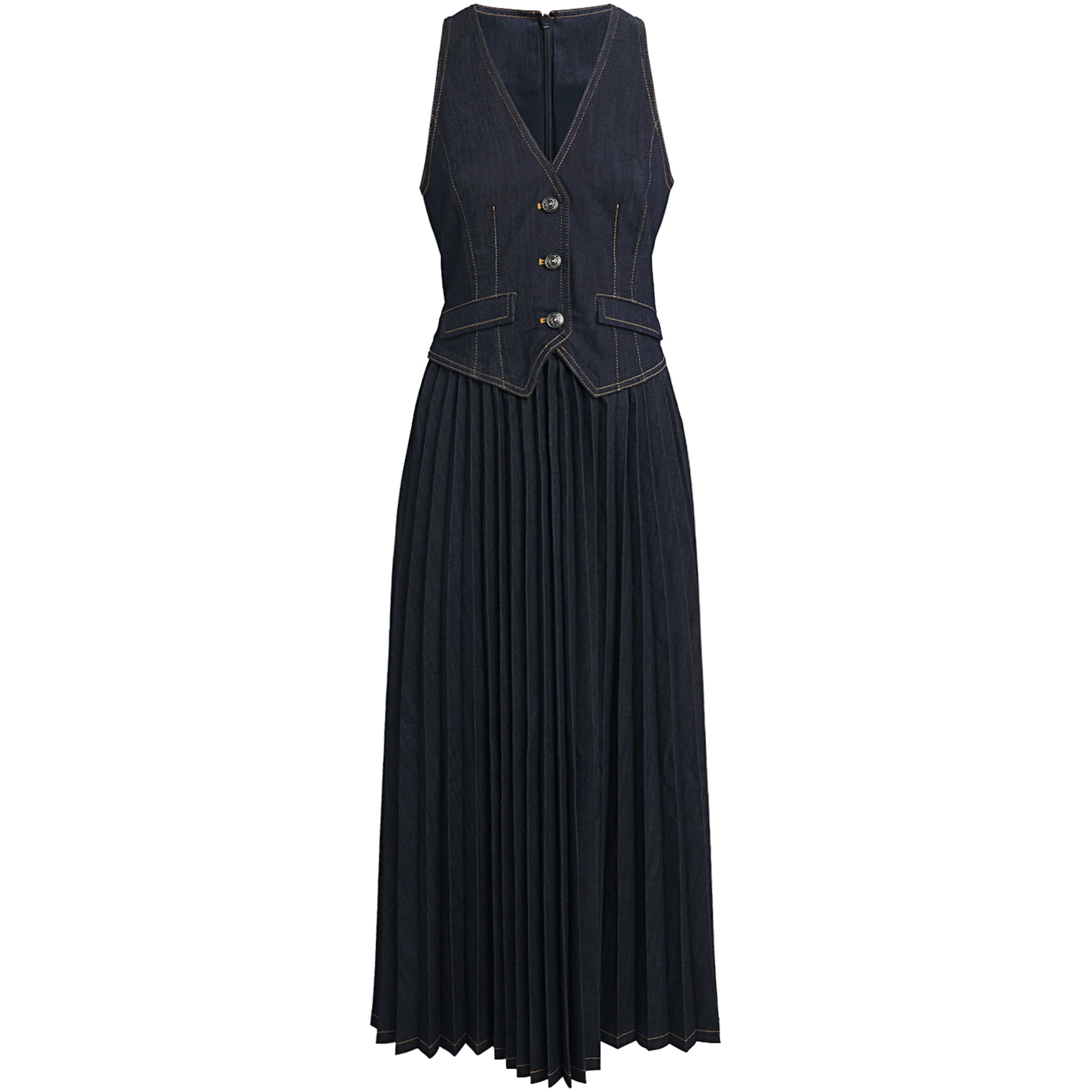 Denim Esther Midi Dress INDIGO