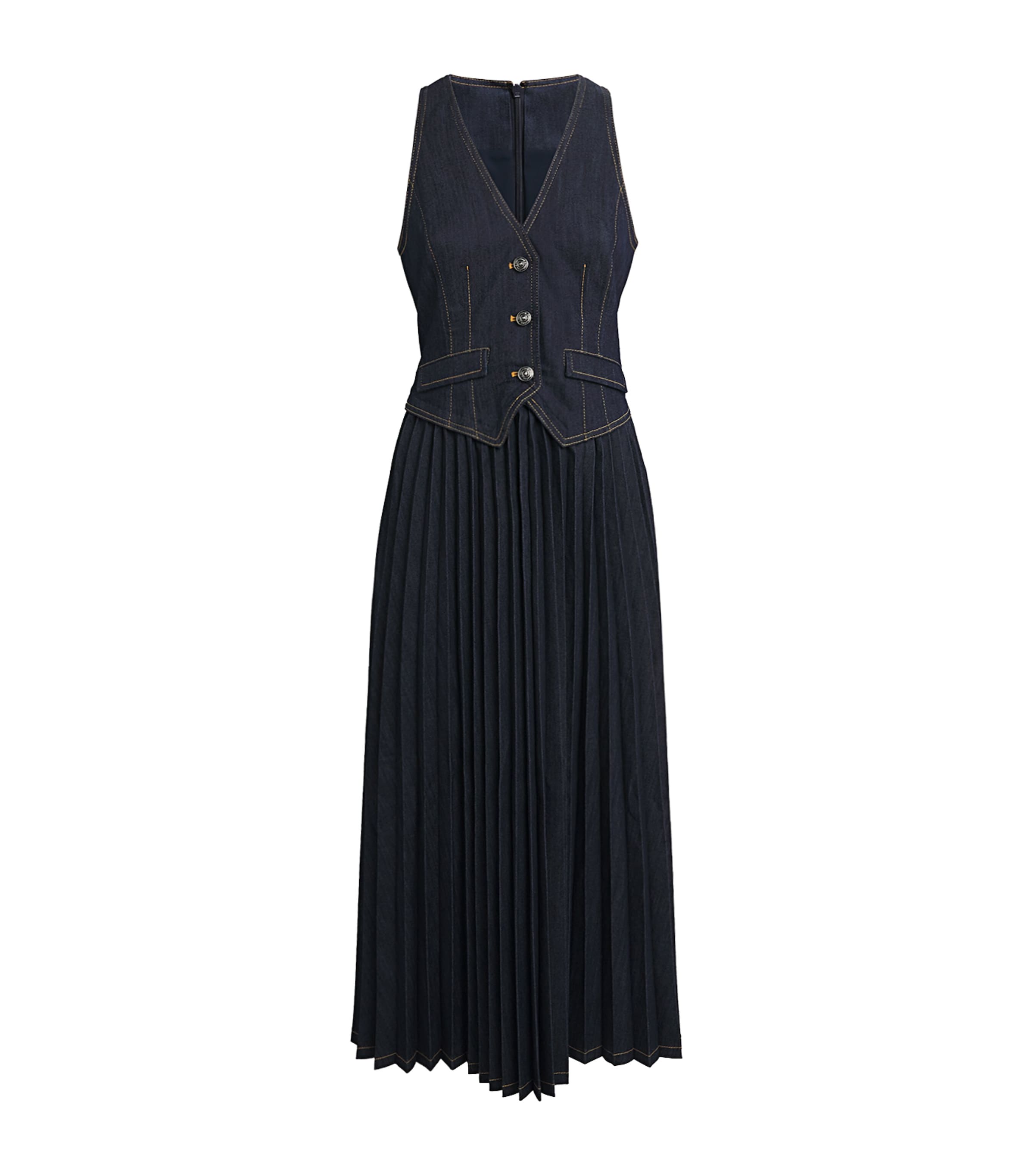 Denim Esther Midi Dress INDIGO