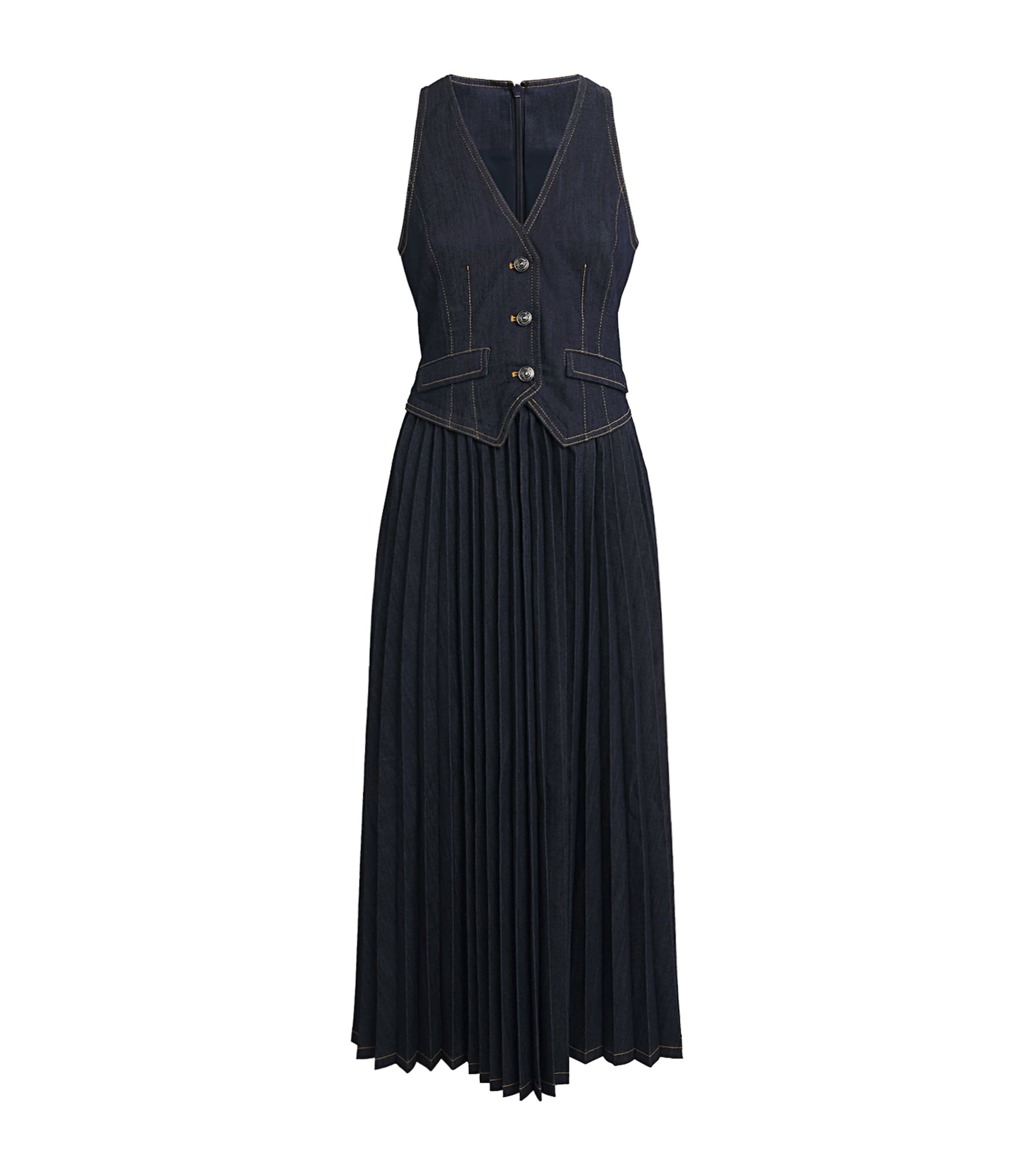Denim Esther Midi Dress INDIGO
