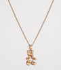 Rose Gold and Diamond Happy Diamonds Teddy Necklace