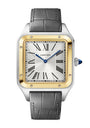 Extra Large Steel and Yellow Gold Santos-Dumont Watch 46.6mm