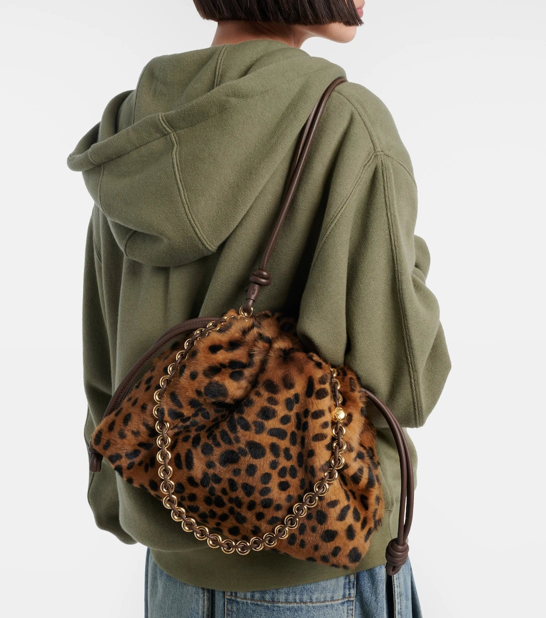 Loewe - Flamenco Medium calf hair shoulder bag