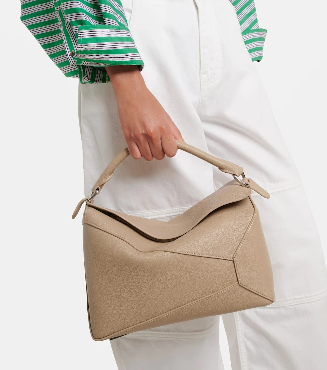Loewe - Puzzle Edge Medium leather top-handle bag